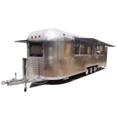 China mobile food cart vegetable processing factory fryer kiosk air stream food trailer for sale for sale