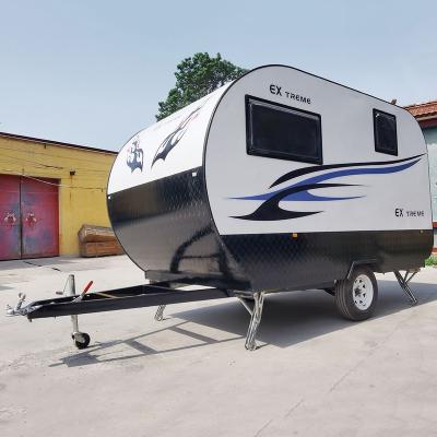 China High Quality Recreational Touring Camper Trailers Mini Travel Trailer Camper Trailers Caravan Trailer Mini for sale