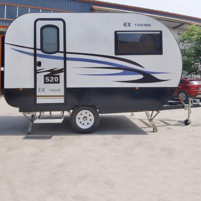 China Custom Mobile Camping Trailers Travel Trailer Camper Trailers Small Camper Trailers For Sale for sale