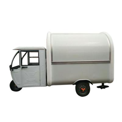 China Cheap Mobile Food Cart Motorcycle Vegetable Processing Factory Motor Tricycle Food Trailer for sale