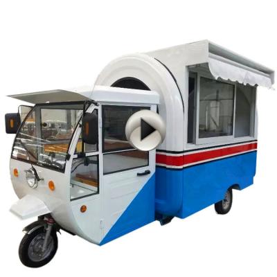 China Snack Factory Best Selling Motorcycle Fast Food Cart For Pancake In Europe for sale