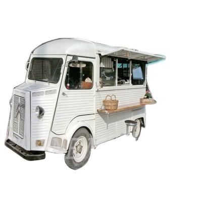 China Newest Citroen Vegetable Processing Plant Food Truck Kitchen Trailer Mobile Coffee Van for sale