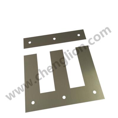 China Coated Surface Treatment And Steel Lamination Of E-I Coil Shape Transformer Core Plate for sale