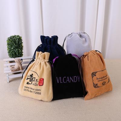 China Digital Printing Custom Drawstring Bag Customized Rope Gift Cotton Bag Exquisite Drawstring Mouth Handle With Logo Cotton Drawstring Bag for sale