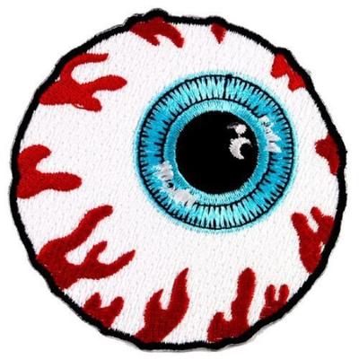 China Handmade High Quality Eco - Friendly Custom Adhesive Eye Embroidery Patch for sale