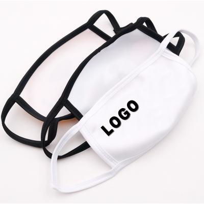 China 2020 Polyester 100% Party Facemask DIY Maskes Gift Printing LOGO Fashion Facemask Custom Made for sale