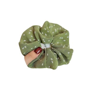 China Good Quality Environmental Friendly Custom Hair Scrunchies Personalized Design Elastic Hair Scrunchies for sale