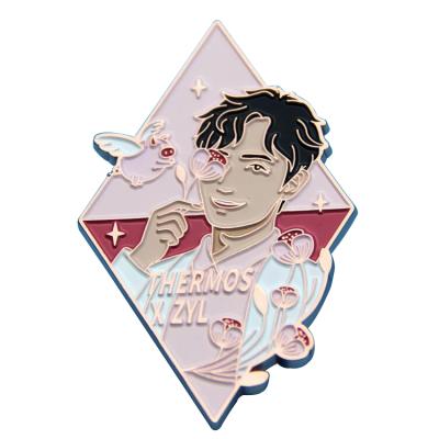 China Custom Europe 2019 Bulk Metal Boy Kpop Soft Enamel Pin With Card for sale