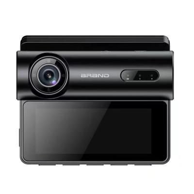 China Waterproof 4k dual dash cam with built-in wifi gps dash cam with 2k navigation front and 1080p 3.16inch IPS screen dual dash cam for sale