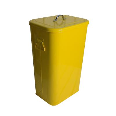 China Viable Factory Metal Trash Can Wholesale Food Waste Bin Customized Kitchen Waste Bin for sale