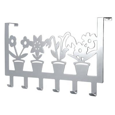 China Factory Viable Wholesales Customized Logo Metal Hooks Towel Stainless Steel Adhesive Connection Of Wall Hanger Hooks for sale