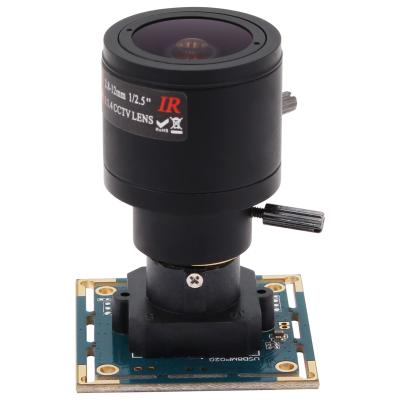 China Low Power ELP 8MP High Resolution Mini Hd Web Camera Board 2.8-12mm Varifocus Lens USB 2.0 Camera Module For Smart TV for sale