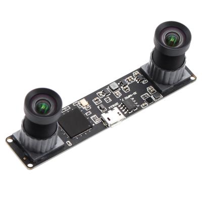 China 960P Dual Camera Synchronous Camera Module MJPEG 60fps 2560X960 Lens CMOS OV9750 USB Stereo Camera For Mac Windows Linux Android for sale