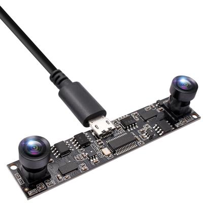 China Dual Camera ELP Function 1.3MP Mini USB Camera Module 1280*720 CMOS OV9712 Lens VR Stereo Camera for sale