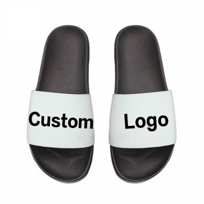 China China Comfortable Slipper Factory Customized Logo Service PVC Sliders Shoes Slippers For Men Custom Sandals for sale