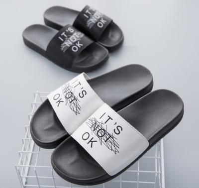 China Latest Women Ladies Beach Anti Slip Custom Logo High Quality Lightweight Unisex Outdoor Flat Sandal Shoes Open Toe Slides Customized Slippers for sale