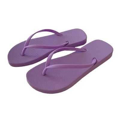 China Outdoor women's beach solid color flip flop slippers ladies slipper couples trend 2022 trend Korean women's fashion sandals for sale