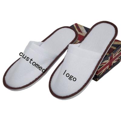 China High Quality Custom Disposable Slippers Home Hotel Travel Hotel Slippers With Logo for sale