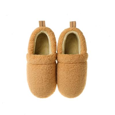 China OEM Anti-slippery Custom Logo House Slippers For Women And Men Winter Plush Warm Home Slippers For Ladies Female Lovers Men Cheap Slipper for sale