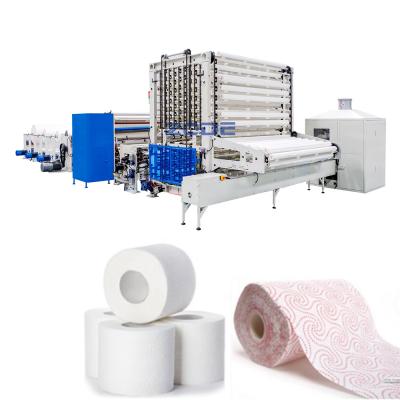 China ZODE non-stop toilet tissue paper machine for sale