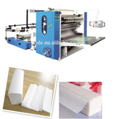 China Drawing Type Folding Facial Tissue Machine, facial tissue folding machine for sale