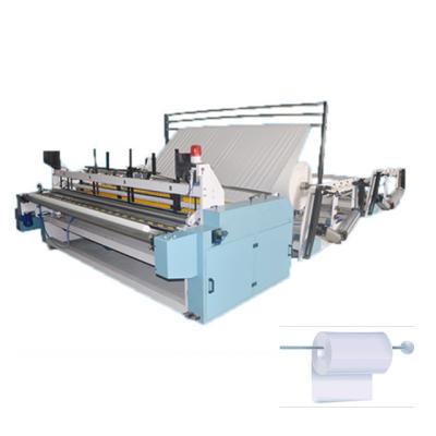 China Small Business Rewinding Tissue Paper Machine Second Hand Machinery Price Toilet Paper /kitchen Towel Automatic Customized Te koop