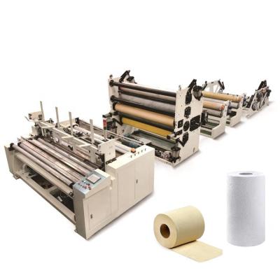 Κίνα Tissue Rows Perforating Rewinder Toilet Paper Making Machine Prices In South Africa προς πώληση