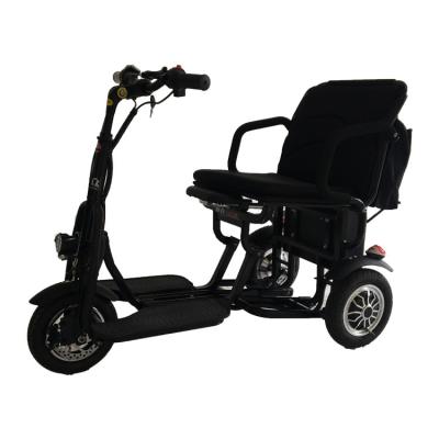 China New Design 251w-350w China Folding Scooter Motorized Electric Scooter Tricycles Adult Three Wheels Scooter for sale