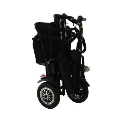 China New Small Tricycle Electric Scooter Children Transport Elderly Elderly Walkers Folding Electric Tricycle for sale