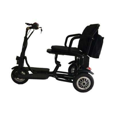 China Electric scooters 350W mini elderly electric tricycle vehicle with baby seat lithium battery electric vehicle for sale