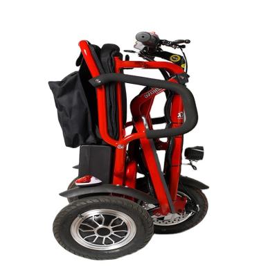 China Small Scooters Footprint , 350W Long Life Foldable Electric Tricycle For The Elderly for sale