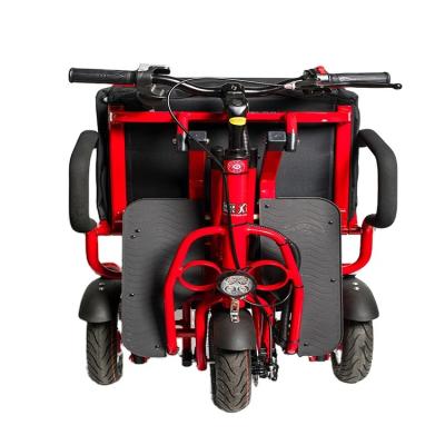 China High Safety Factor 350W Lithium Battery Aluminum Alloy Electric Scooters Tricycle for sale