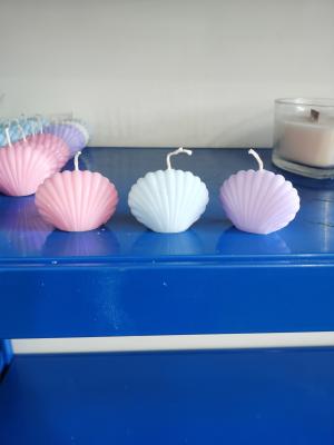 China Customized Shell Flower Paraffin Wax Candle Different Shapes for sale