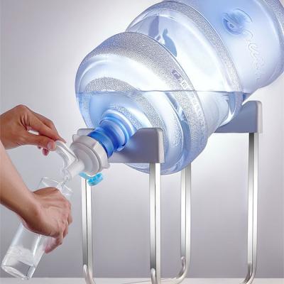 China Water Dispenser Water Valve for 55mm Crown Top Drinking Bottle, Reusable Plastic Water Jug Spit Tap for sale