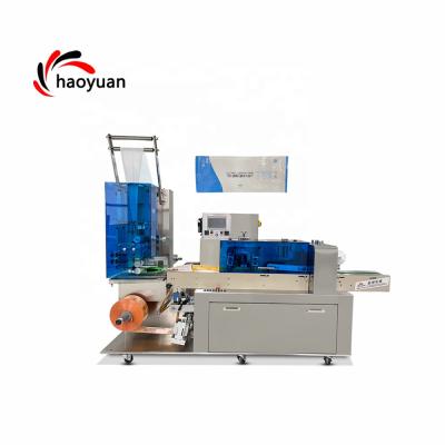 China HAOYUAN JBK-260 304 Hotels Stainless Steel Full Automatic Wet Wipes Cloth Packing Machine Factory Supplier for sale