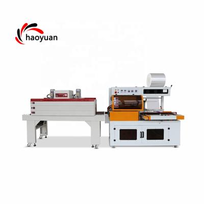 China HAOYUAN Automatic Food Shrink Wrapping Machine, Box L-Sealer Wrap Machine, Carton Shrink Wrap Machine Plastic Packaging Equipment for sale