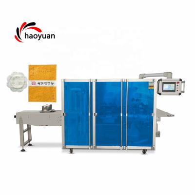 China HY-800 Multifunctional Automatic High Speed ​​Sterile Four Side Gauze Sponges Gasket Garnishing Medical Food Dressing Machine for sale