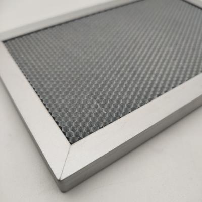 China Thickness 80mm Aluminum Honeycomb Filter Honeycomb Core Photocatalyst Filter Te koop