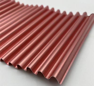 China Indoor Aluminum Corrugated Composite Panel , Corrugated Aluminum Wall Panels for sale