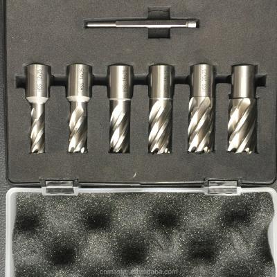 China Annular Metal Drilling HSS / TCT Cutter Sets Drill Bit Set 50mm for sale