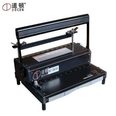 China Paper 10/12 Pin Size A4 Velo Binding Machine Comb Desktop Book Binding Machine for sale