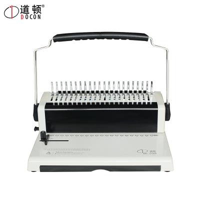 China Manual Binding Machine Manual Comb Coil DC-2100 Rubber Ring Now Offer Desktop Calendar Strip Comb Wall Type A4 for sale