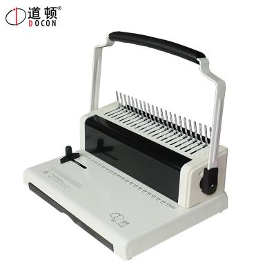 China plastic A4 paper book comb binding machine for sale