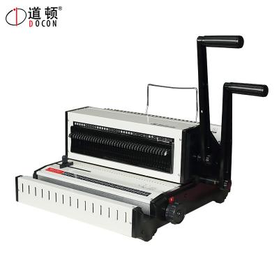 China 3:1 Binding Machine Manual Wire Binding Machine Desktop Manual Wire Book Binding Machine for sale