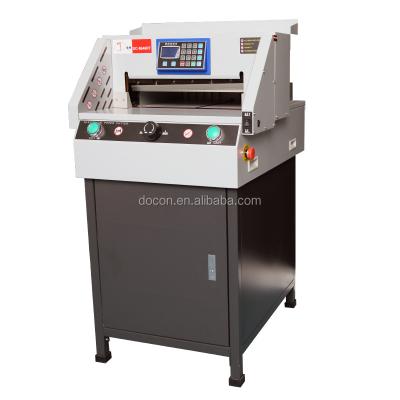 China DC-8646RT Paper Slitter 460mm CNC Paper Cutter 40mm Paper Guillotine Plant for sale