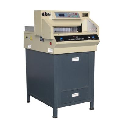 China DC-8646TH A3 Paper Cutter Submission Document Book Paper Cutter 460mm Size Electric Program Controlled Paper Cutter for sale