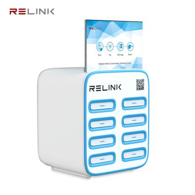 China Support 8pcs Share Fast Public Power Bank Rental Power Bank Shared Mobile Charging Station for sale