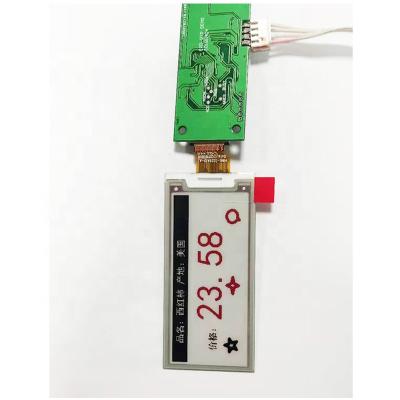 China Color electronic paper display 2.9 inch ink display cheap electronic module lcd white watch square 128*296 all IPS small 2.9 inch for sale