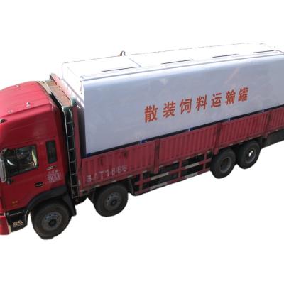 China Farms Animal Poultry Pig Cattle Feed Transport Vehicle Feed Tanker Bulk Feed Transport Tanker for sale