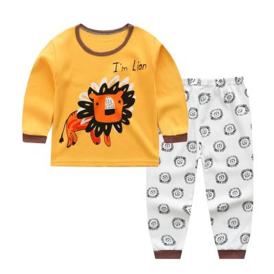 China Factory direct children's autumn sleepwear children's homewear unisex pajamas breathable boy girl for sale